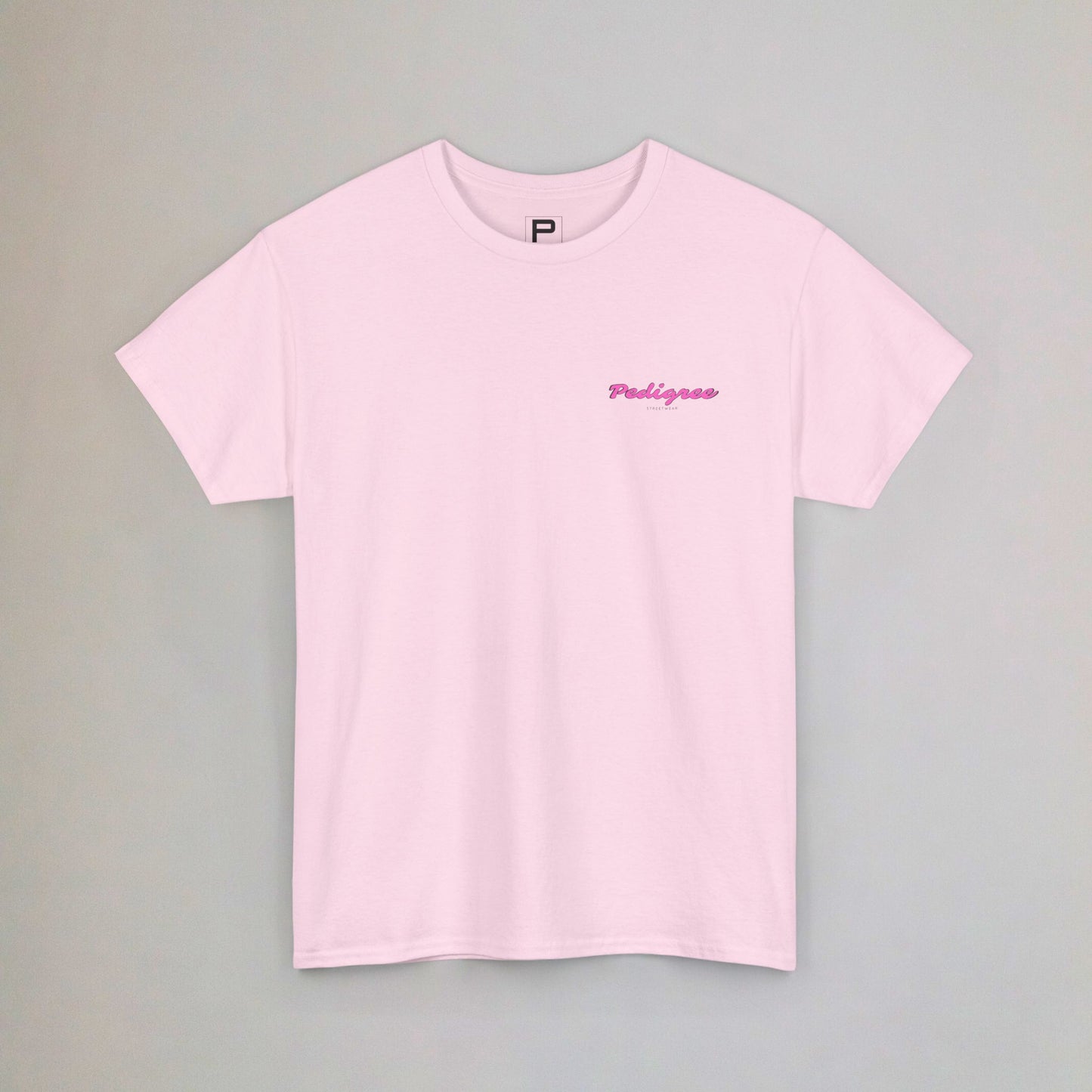 “Pedigree Logo - Pink” Graphic Tee
