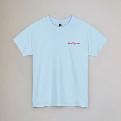 “Pedigree Logo - Pink” Graphic Tee