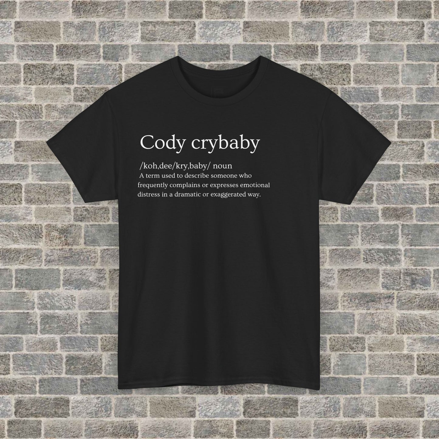“Cody Crybaby” Graphic Tee