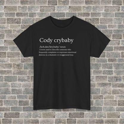 “Cody Crybaby” Graphic Tee
