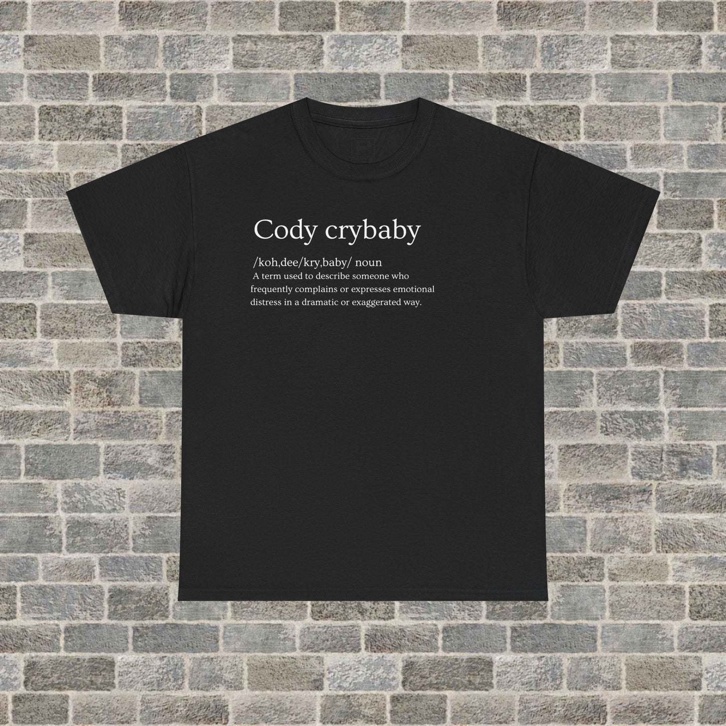 “Cody Crybaby” Graphic Tee
