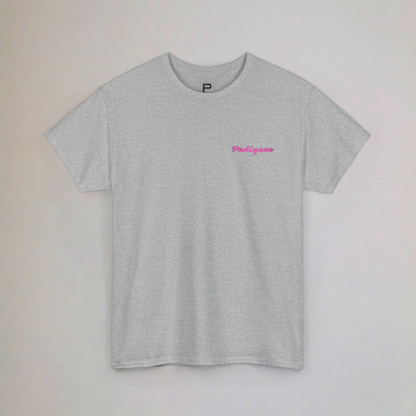 “Pedigree Logo - Pink” Graphic Tee